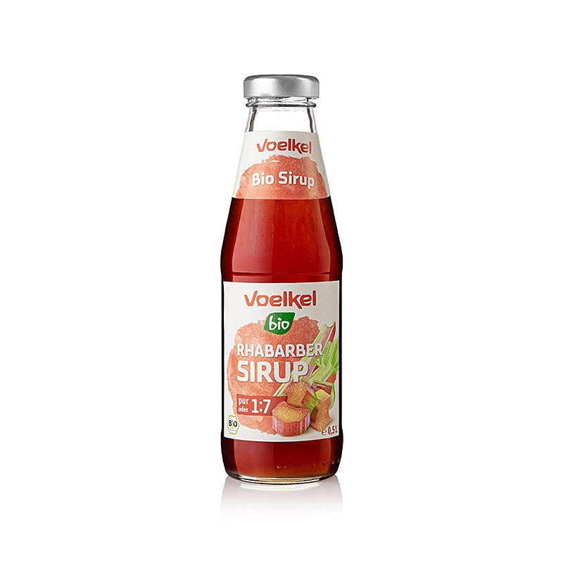 Rabarbersiroop, Voelkel, BIO, 500 ml