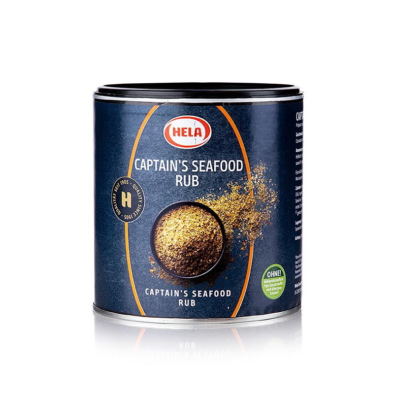 HELA Rub Captain's Seafood, kruidenmix, voor vis & zeevruchten, 400 g