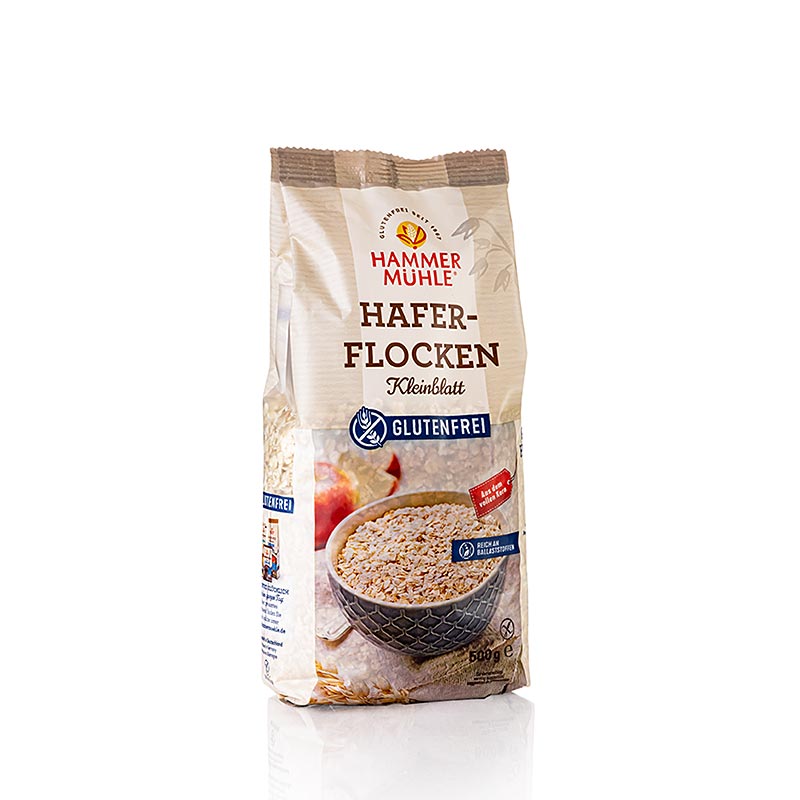 Havermout, glutenvrij, kleine vlokken, Hammermühle, 500 g