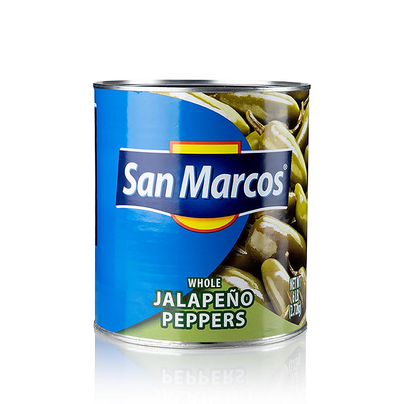 Chilipepers - Jalapenos, heel, 2,72 kg