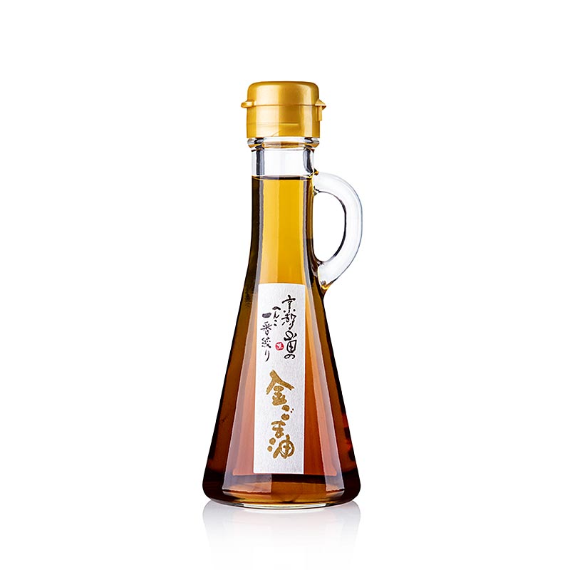 Sesamolie "Golden" van goudkleurige sesam, geroosterd, Yamada, Japan, 131 ml