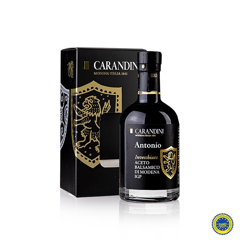 Carandini Aceto Balsamico Modena g.g.A., Antonio, invecchiato (geschenkverpakking), 250 ml