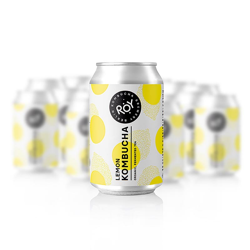 ROY Lemon Kombucha Berlin, BIO, 24 x 330 ml