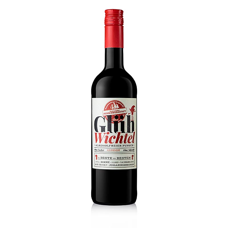 750 ml fles Glühwichtel alcoholvrije punch van Manke & Coldewey