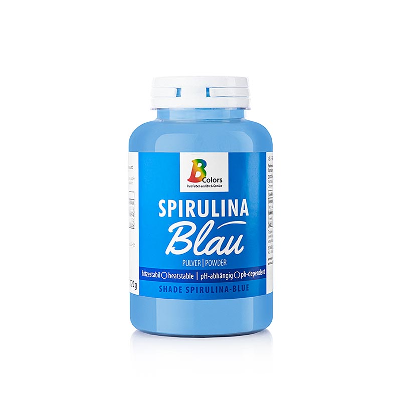 BColors voedingskleurstof - Spirulina blauw, poeder, vet- en wateroplosbaar, veganistisch, 120 g