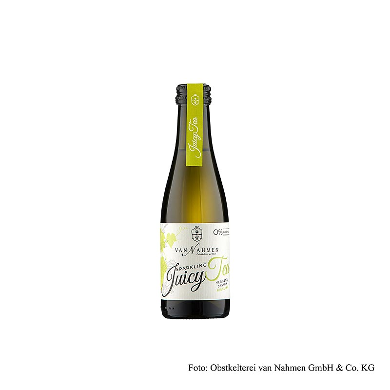van Nahmen - Sparkling Juicy Tea - Verbena - Jasmijnthee - Riesling, BIO, 200 ml