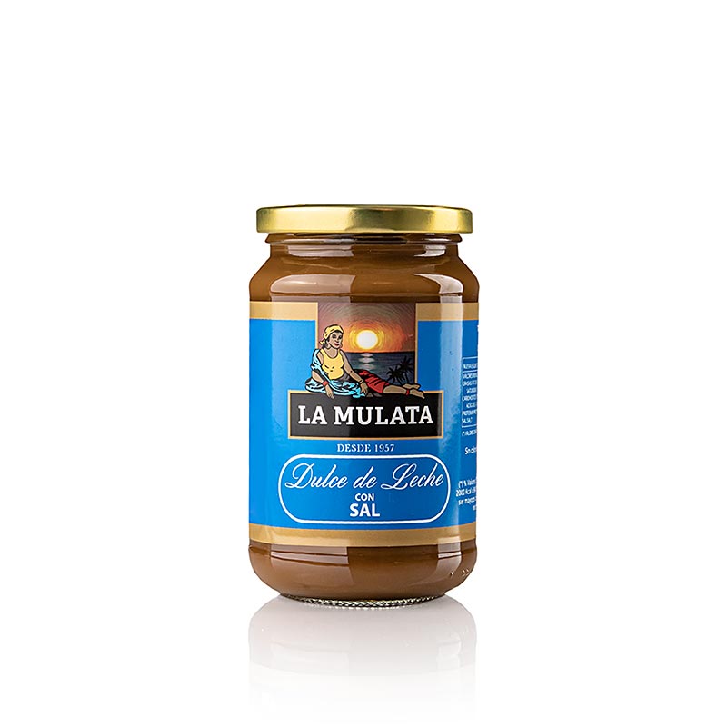 Dulce de Leche con sal, melkkaramelsaus met zout, La Mulata, 420 g