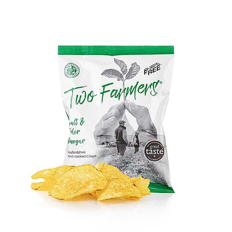 Two Farmers - Aardappelchips "Salt & Cider Vinegar", 40 g