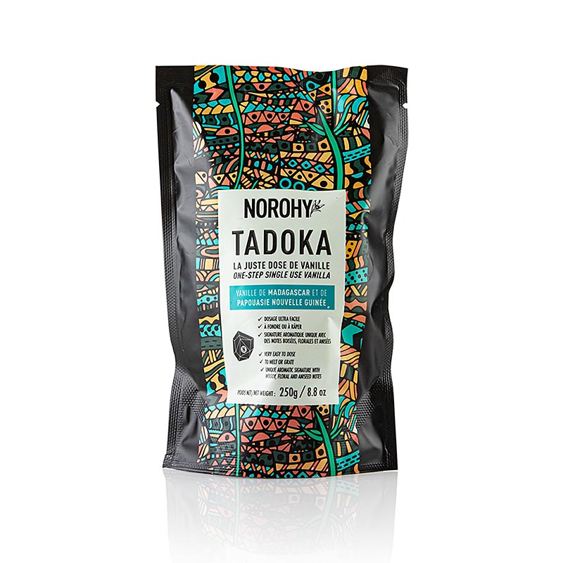 Norohy Tadoka, vanille in cacaoboter (Madagaskar & Papoea-Nieuw-Guinea) (43835), 250 g