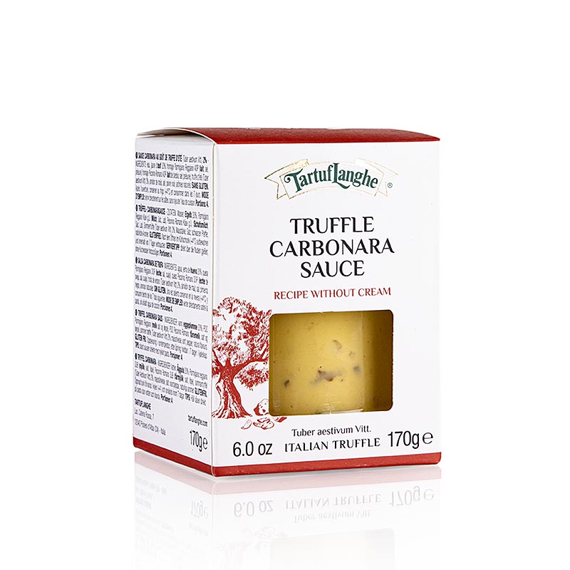 Tartuflanghe - Carbonara-saus, met zomertruffel, zonder spek, kant-en-klaar, 170 g