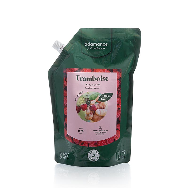 Adamance framboos (Meeker), ongezoet, gepasteuriseerd, 1 kg