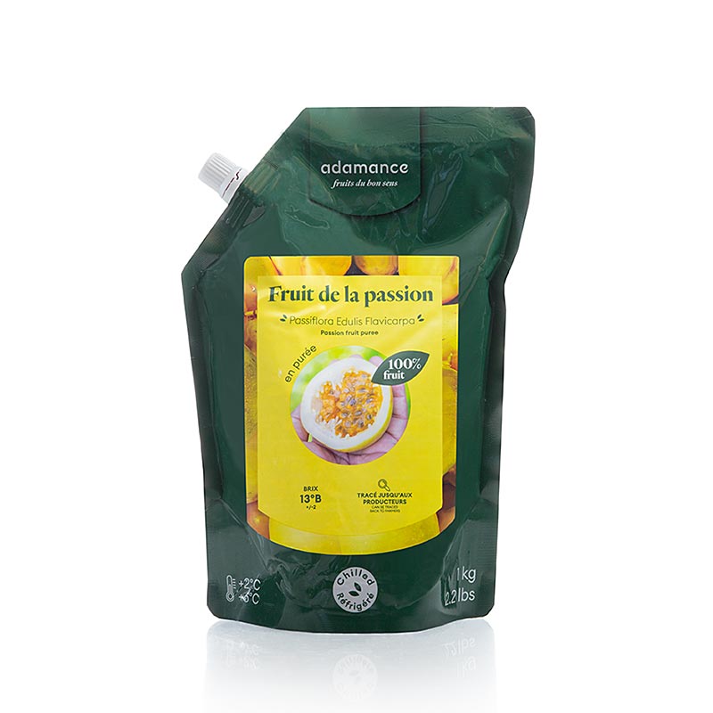 Adamance Passievrucht, ongezoet, gepasteuriseerd, 1 kg
