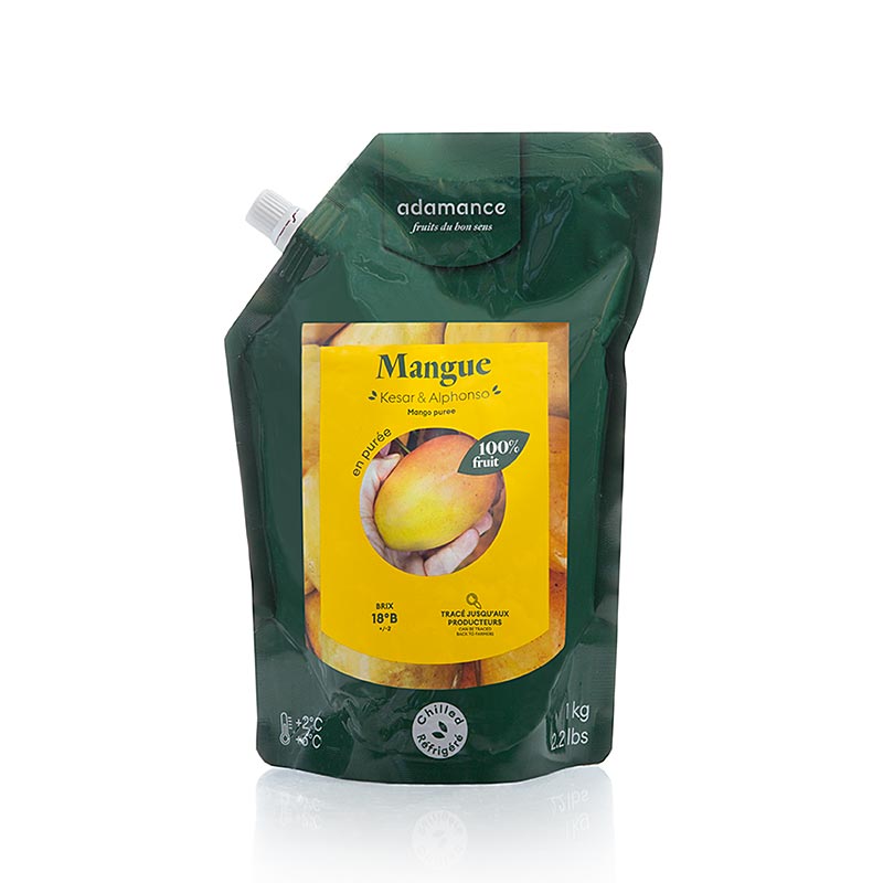 Adamance Mango (Kesar & Alphonso), ongezoet, gepasteuriseerd, 1 kg