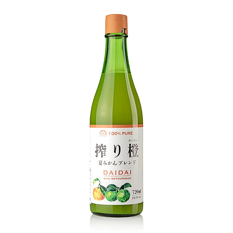 Daidai-sap & Natsumikan (bittere sinaasappel), 100% citrussap, Japan, 720 ml