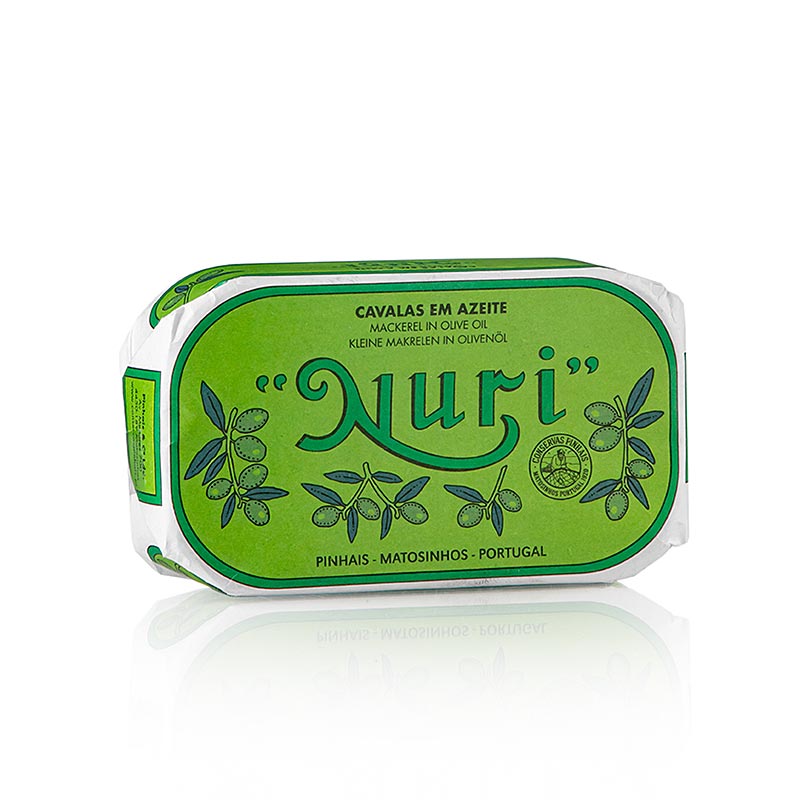 Kleine makrelen in olijfolie, Nuri, 125 g