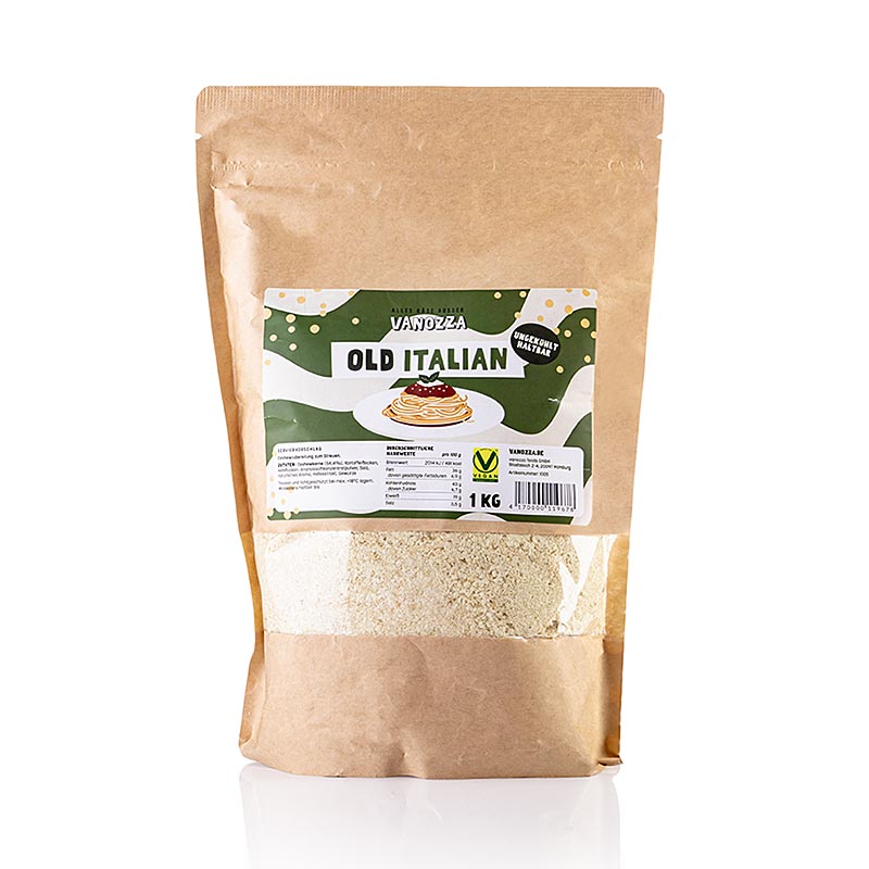 Vanozza - Old Italian, veganistisch alternatief voor harde kaas, 1 kg