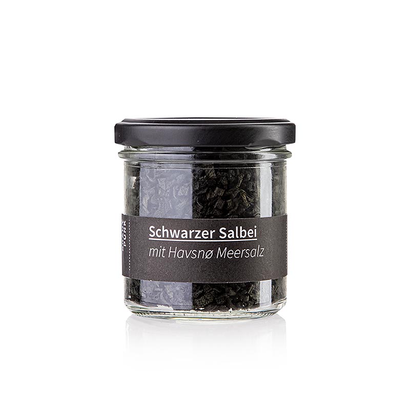 Gefermenteerde zwarte salie met Havsnø zeezout, Krautpunk, 40 g