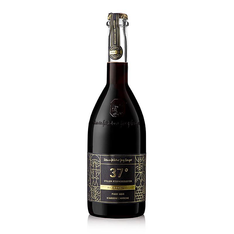 Jörg Geiger 37 Grad Pinot Noir, alcoholvrij, | framboos | kers, 750 ml