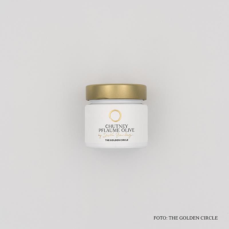 THE GOLDEN CIRCLE - Pruimen-olijvenchutney, door Sascha Stemberg, 75 g