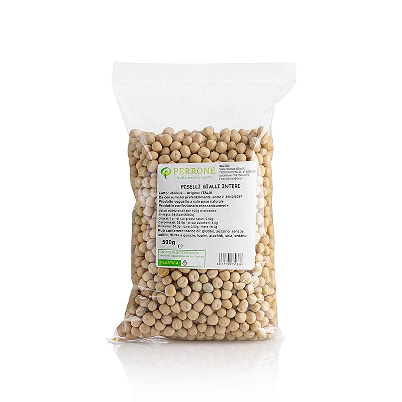 Gele erwten, heel, gedroogd, Perrone, Italië, 500 g