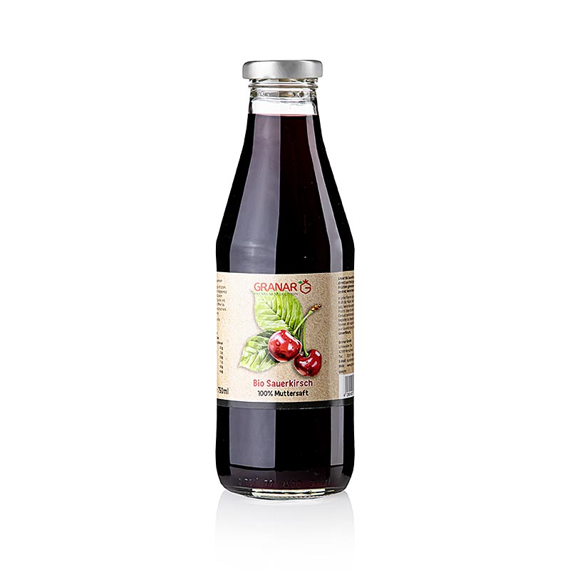 Zure kers direct geperst sap, Granar, BIO, 750 ml