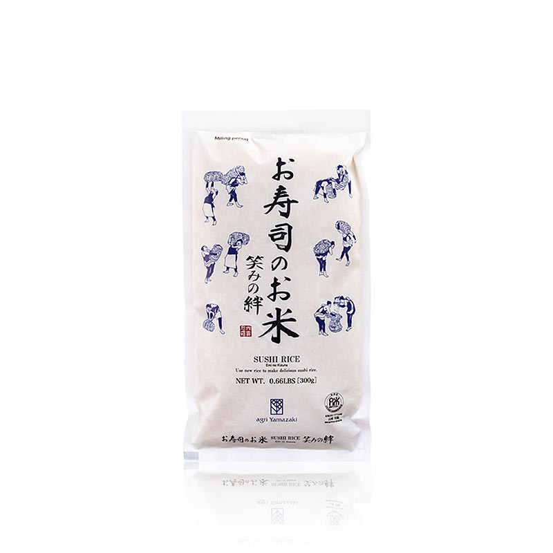Emi no Kizuna Umami-rijst, rondkorrelige sushirijst, Agri Yamazaki, 300 g
