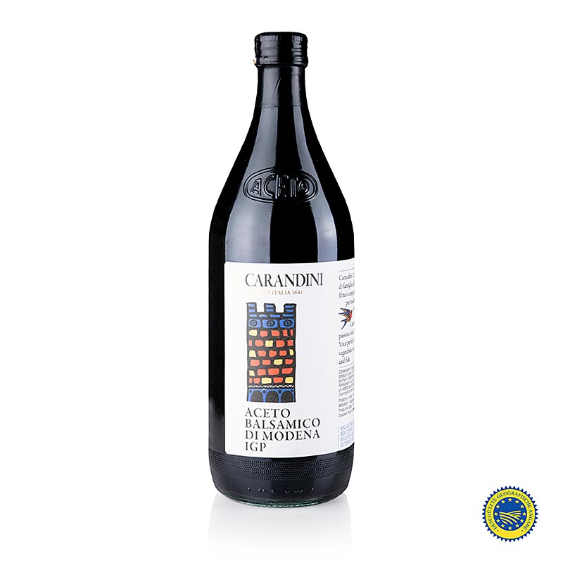 Carandini Aceto Balsamico Modena BGA, 6 maanden, "Classico" (kleurrijke burcht, voorheen Ducale), 1 l