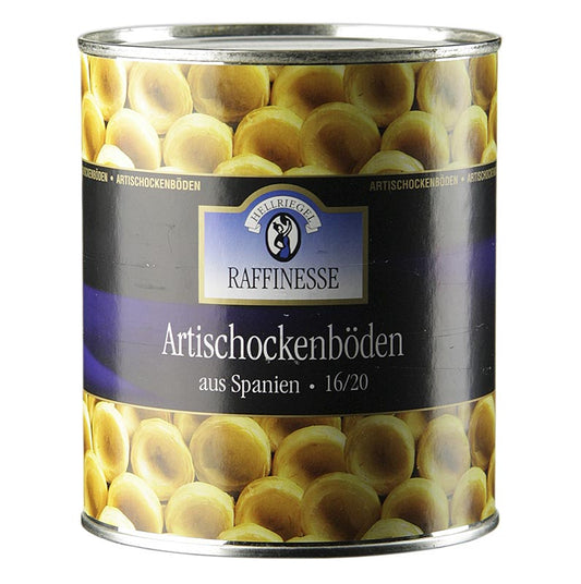 Artisjokbodems, 16-20 stuks, met een diameter van ongeveer 4 cm en een gewicht van 800 g