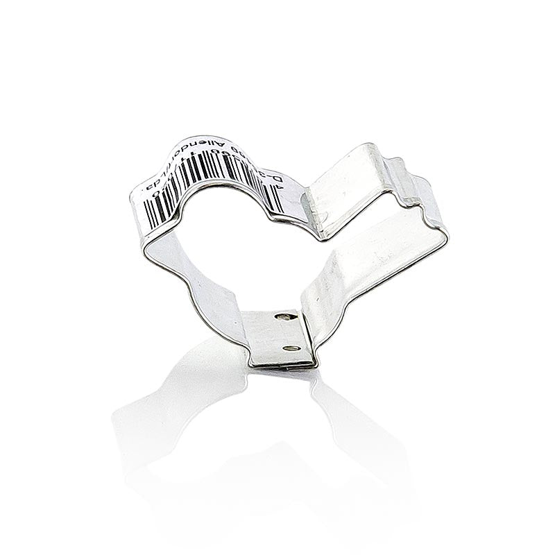 Cookie cutter vogel van ongeveer 4,5 cm hoog, perfect voor het maken van schattige vogelvormige koekjes
