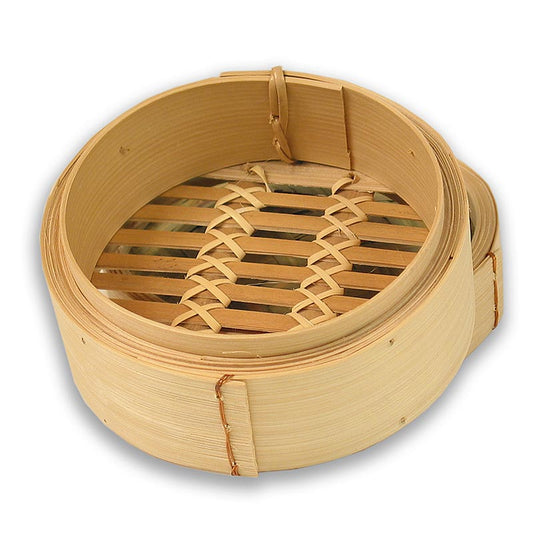 Enkelvoudige bamboe stoompan met een diameter van 13 cm aan de buitenkant en 11 cm aan de binnenkant, 5 inch, 1 stuk