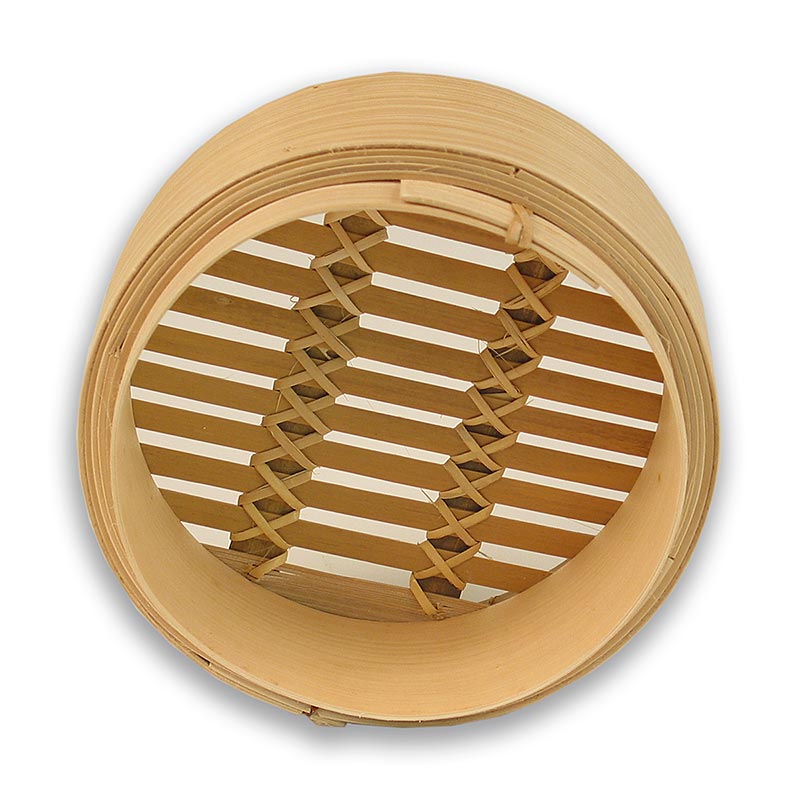 Onderste deel van een bamboe stoompan met een diameter van 15cm aan de buitenkant en 13cm aan de binnenkant, 6 inch, 1 stuk, productillustratie