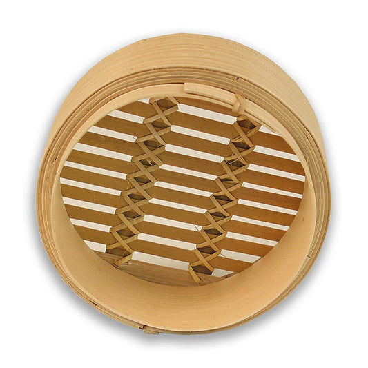 Onderste deel van een bamboe stoompan met een diameter van 15cm aan de buitenkant en 13cm aan de binnenkant, 6 inch, 1 stuk, productillustratie