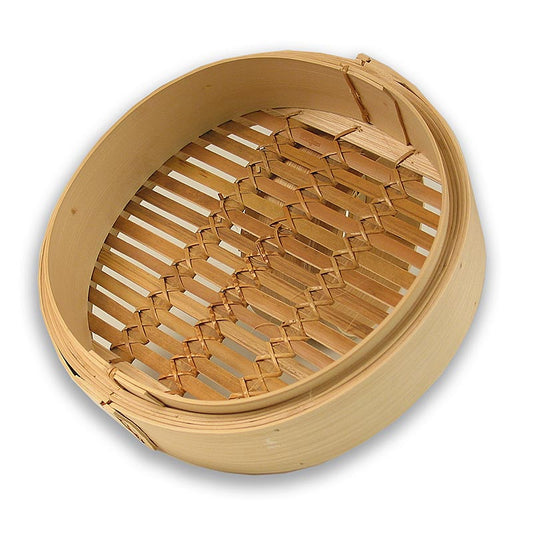 Onderste deel bamboe stoompan met een buitendiameter van 26cm en een binnendiameter van 24cm, geschikt voor een 10 inch stoompan, 1 stuk