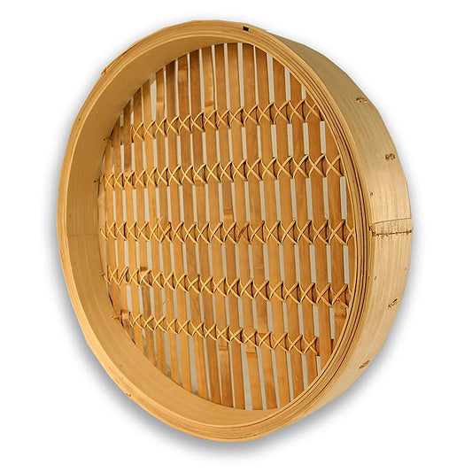Large bamboo steam pan with 52cm outer and 48cm inner diameter, 205 inches, single piece, perfect for steaming delicious meals