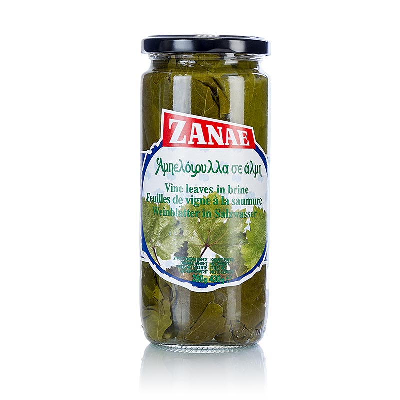 Wijnbladeren, in zout water, 430 g, ca. 60 stuks