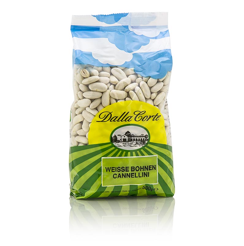 Bonen, cannellini, wit en klein, gedroogd, 500 g