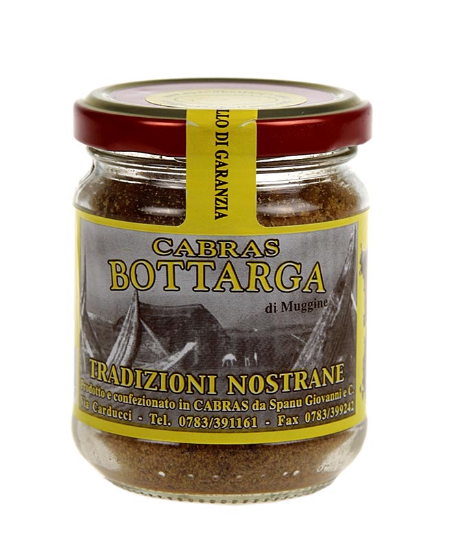 Bottarga di Muggine - gemalen zeebrasemkuit, Italië, 70 g