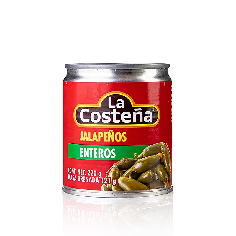 Chilipepers - jalapenos, heel (La Costena), 220 g