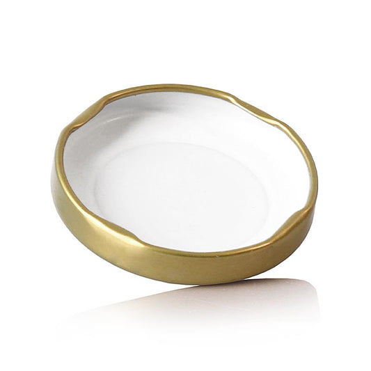 Deksel, goud, voor zeshoekig glas, 63 mm, 287 ml, 1 stuk