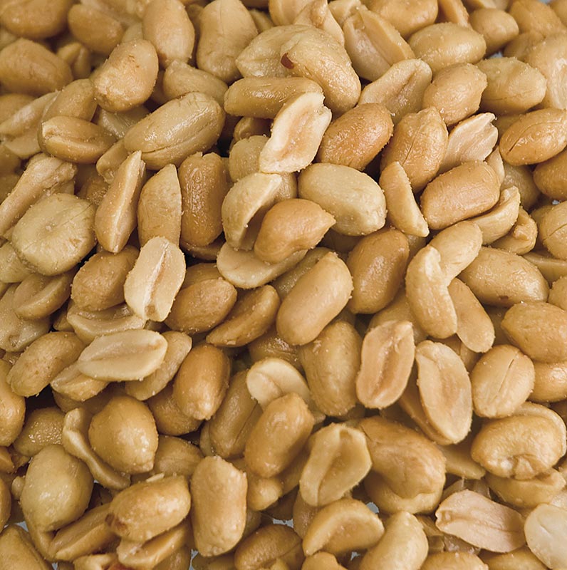 Foto van 1 kg gezouten, geroosterde Pinda's, een heerlijke en knapperige snack