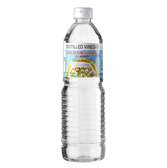 Sushiazijn, helder, met een zuurgraad van 5%, geproduceerd in Thailand, verkrijgbaar in een fles van 1 liter
