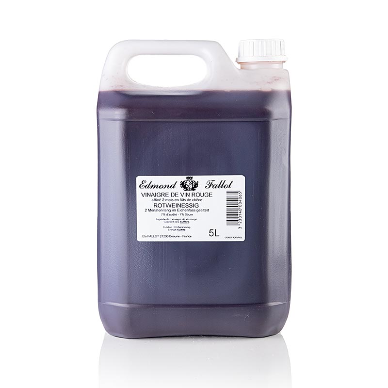 Oude rode wijnazijn, Fallot, 5 l