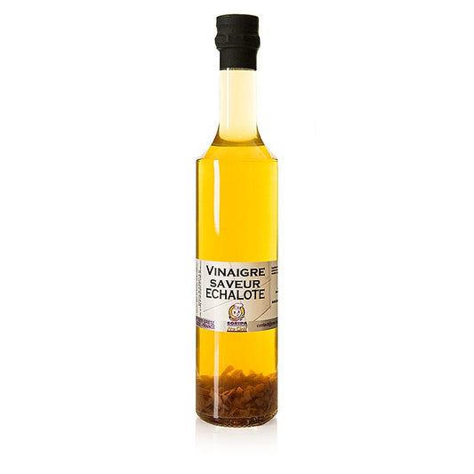 Sjalottenazijn, wit, Soripa, 500 ml - een fles met heerlijke en aromatische sjalottenazijn van 500 ml van het merk Soripa