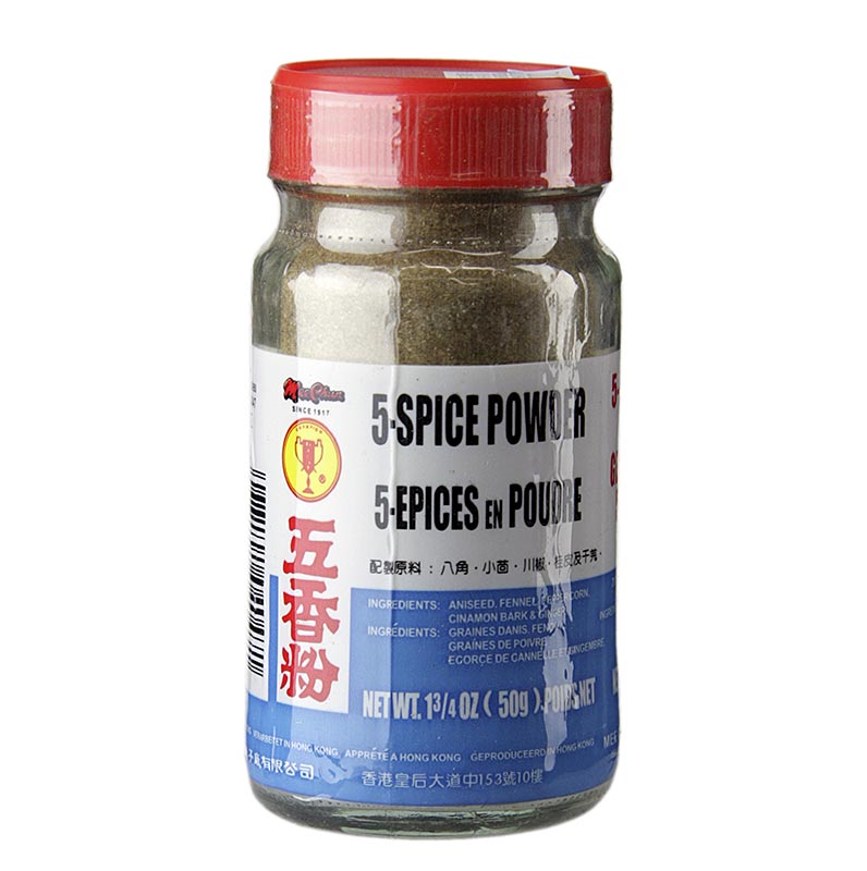 Vijfkruidenpoeder met anijs, venkel, peper, gember en kaneel, 50 g, perfect voor het verrijken van smaak in Aziatische gerechten