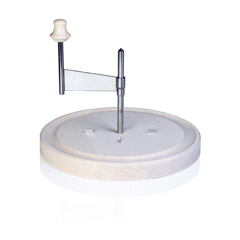 Girolle van licht hout, Zwitsers origineel, voor chocoladegirolles of Tête de Moine, 1 stuk