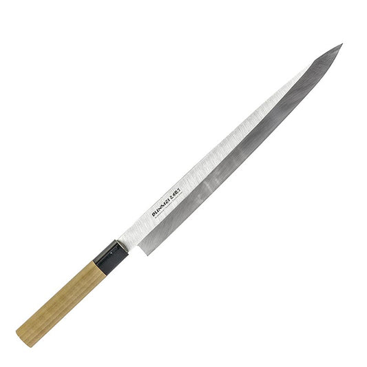 Global Bunmei 1804-300 Yanagi Sashimi-mes, Honoki-houten handvat, 30 cm, 1 stuk