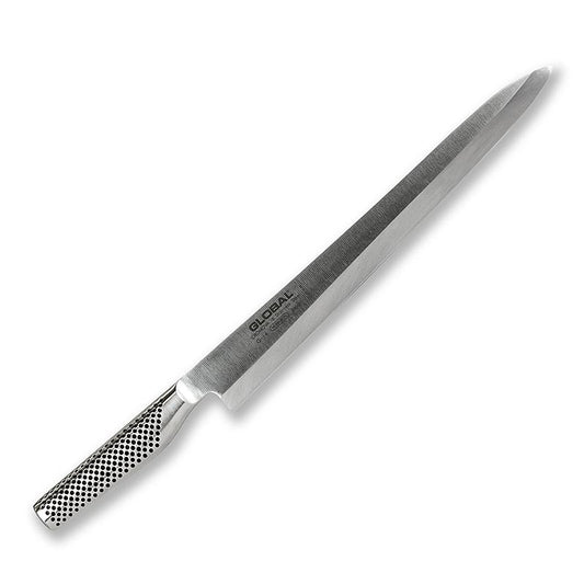 Global G-14 vismes, yanagi sashimi slijpsel, 30cm, 1 st - Een scherp en duurzaam Japans sashimi mes van 30 cm