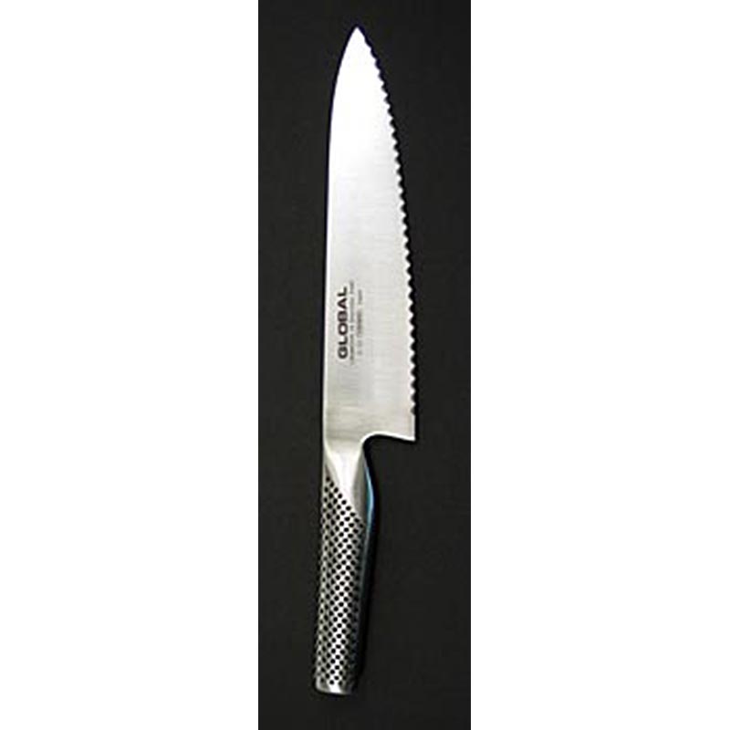 Global G-22 Broodmes met een lengte van 20cm, perfect voor het snijden van knapperig brood, 1 stuk