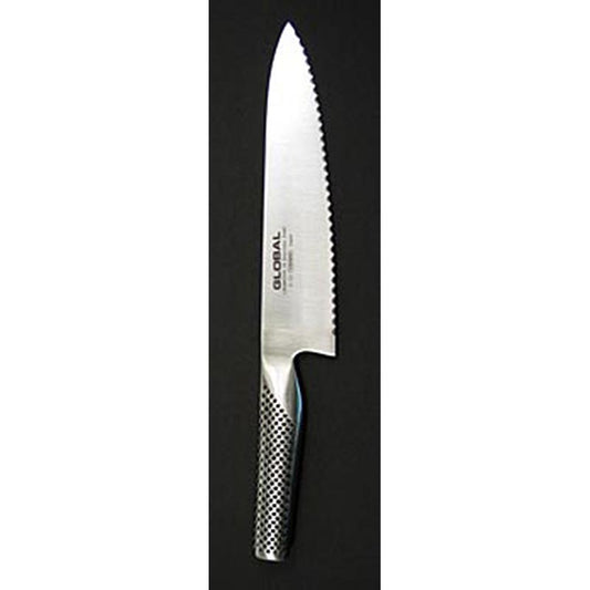 Global G-22 Broodmes met een lengte van 20cm, perfect voor het snijden van knapperig brood, 1 stuk