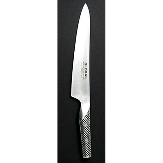 Roestvrijstalen Global G-3 vleesmes van 21 cm, perfect voor het snijden van grote stukken vlees, 1 stuk